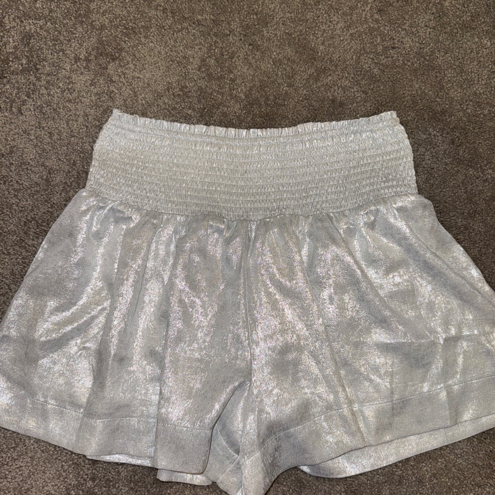 Silver Women's Shorts
